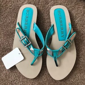 Burberry Brand New Sandals Flip Flops Size 8